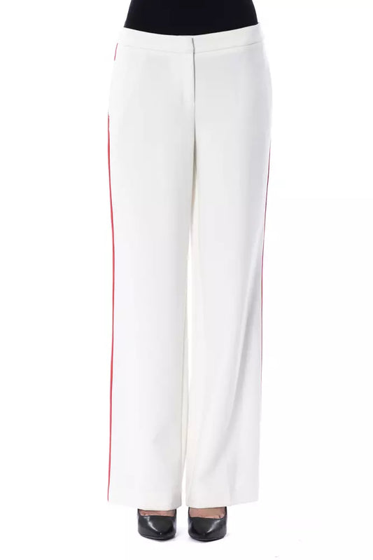 BYBLOS White Polyester Women's Pants