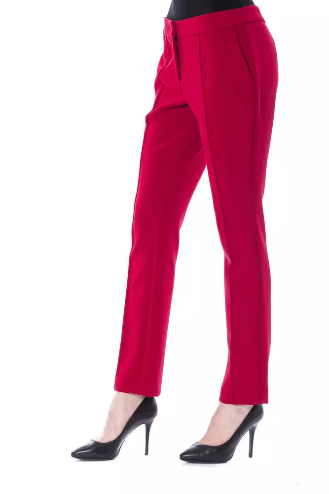 BYBLOS "Fuchsia Polyester Women's Pants"