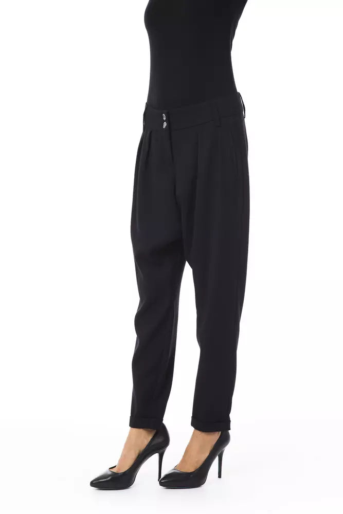 BYBLOS Black Polyester Pants for Women