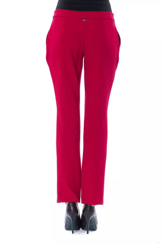 BYBLOS "Fuchsia Polyester Women's Pants"