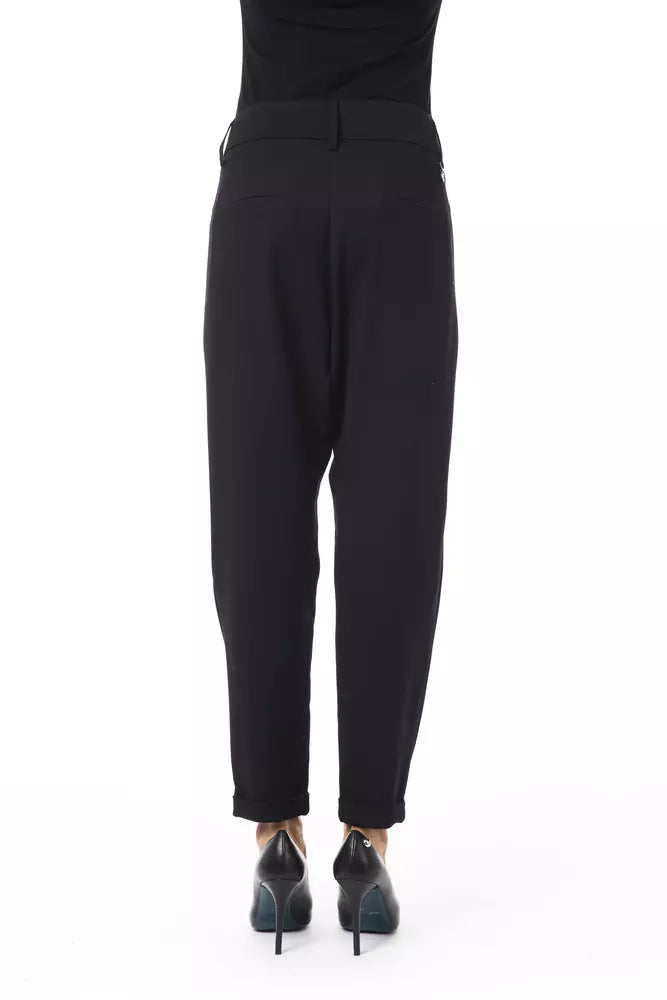 BYBLOS Black Polyester Pants for Women