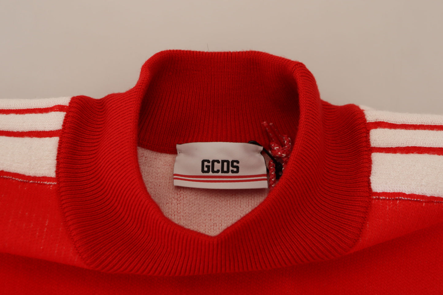 GCDS Elegant Red Sweater for Men