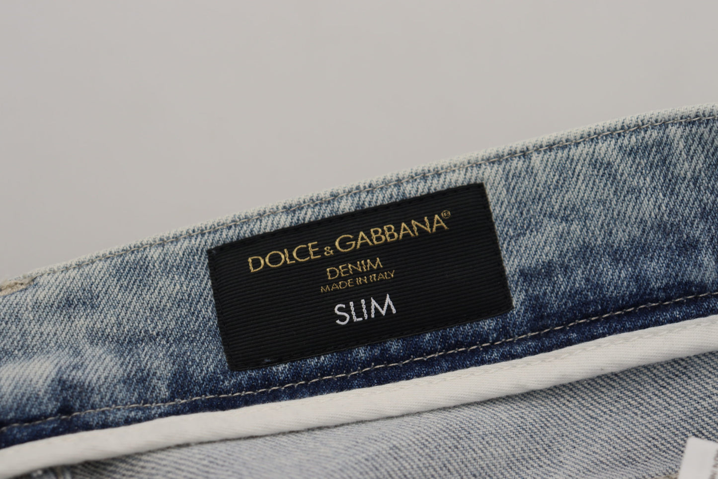 Dolce & Gabbana Klassische hellblaue Denim-Hose