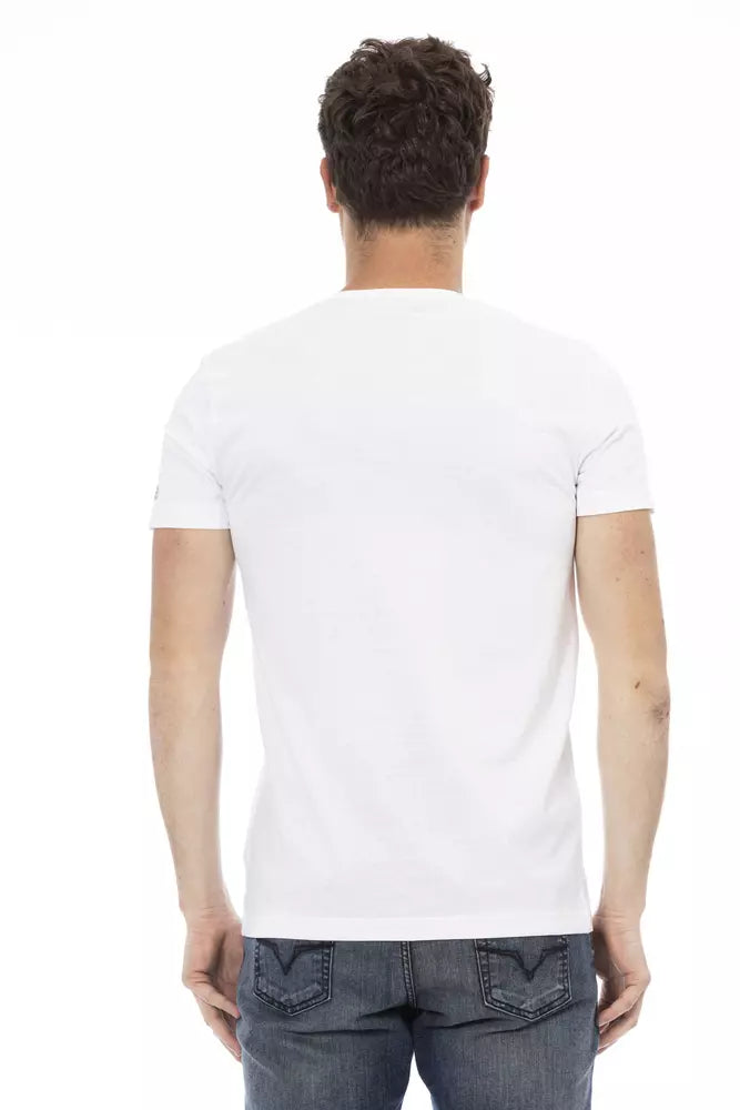 Trussardi Action Elegant T-shirt with V-neck and short sleeves