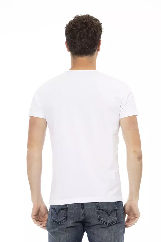 Trussardi Action Weißes Baumwolle Männer TShirt