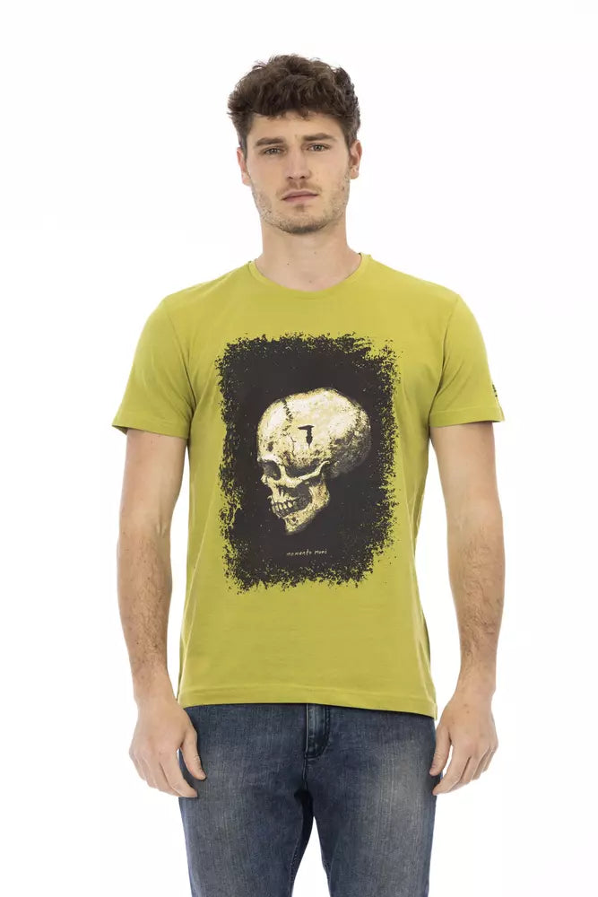 Trussardi Action Green Cotton Men's T-Shirt