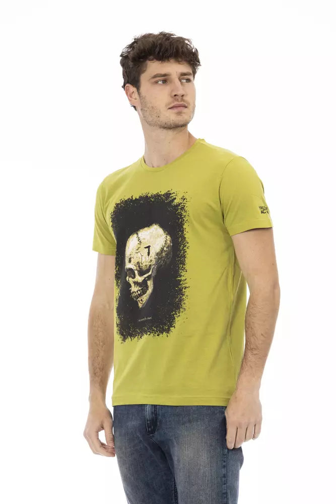 Trussardi Action Green Cotton Men's T-Shirt