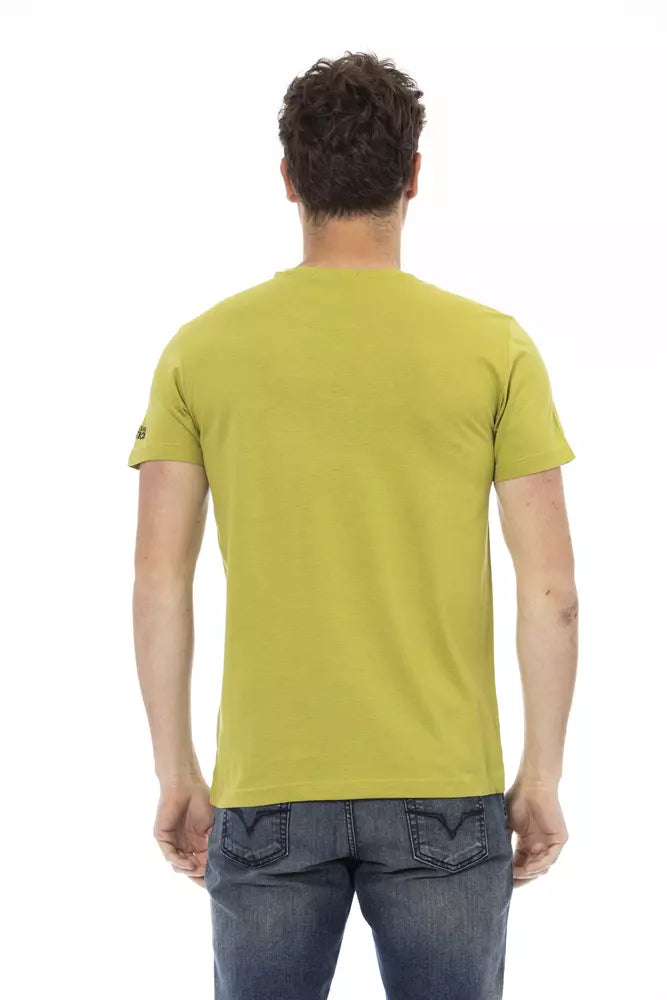 Trussardi Action Green Cotton Men's T-Shirt