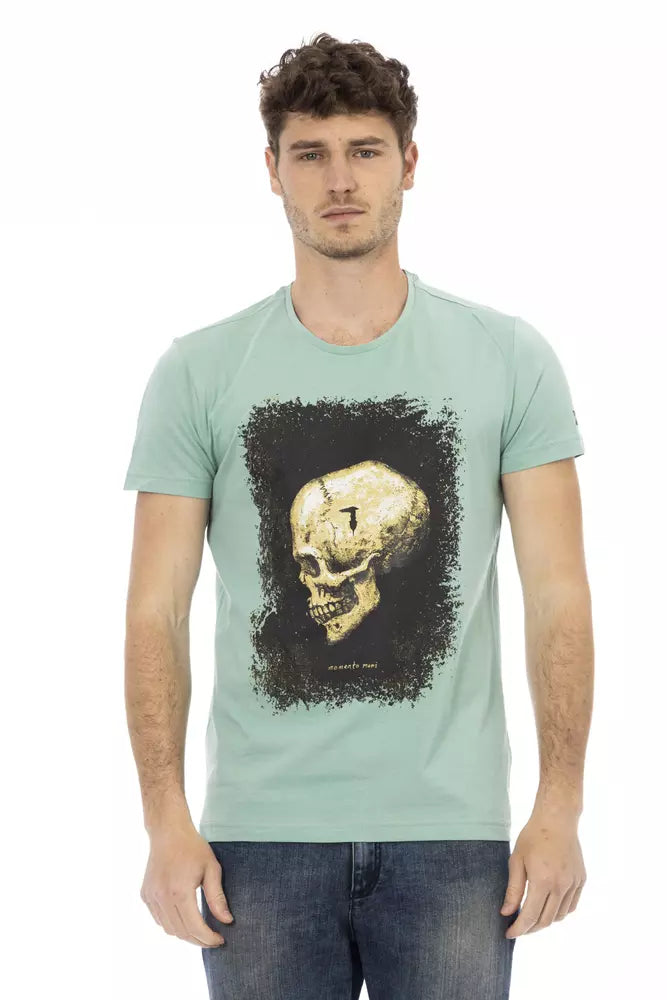 Trussardi Action Green Cotton Men's T-Shirt