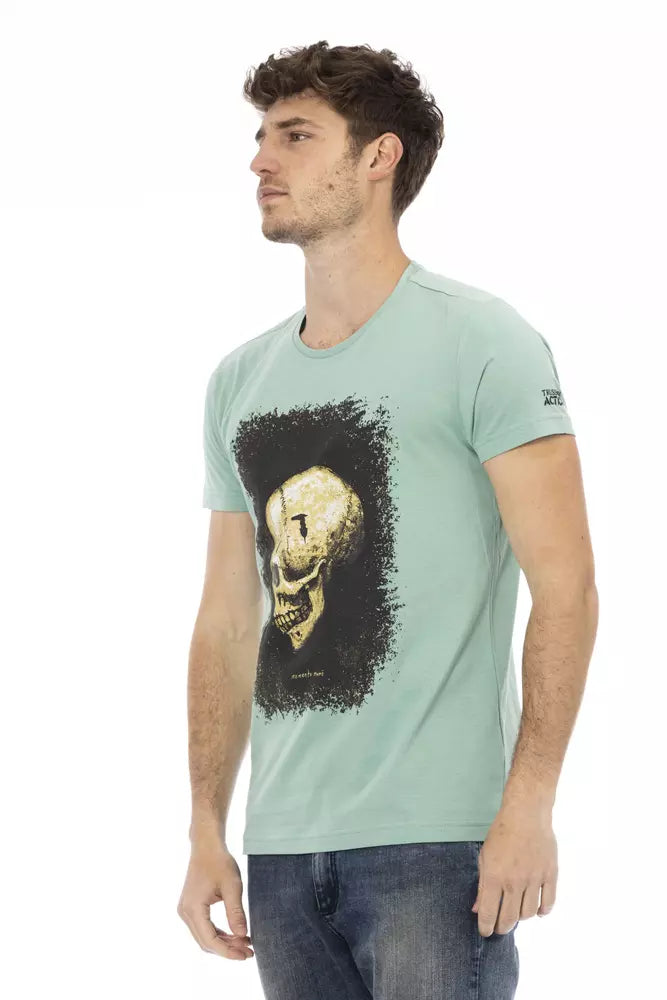 Trussardi Action Green Cotton Men's T-Shirt