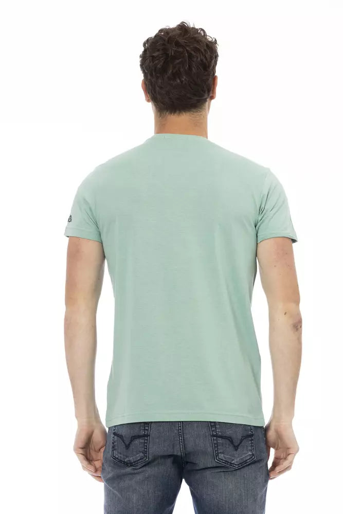 Trussardi Action Green Cotton Men's T-Shirt