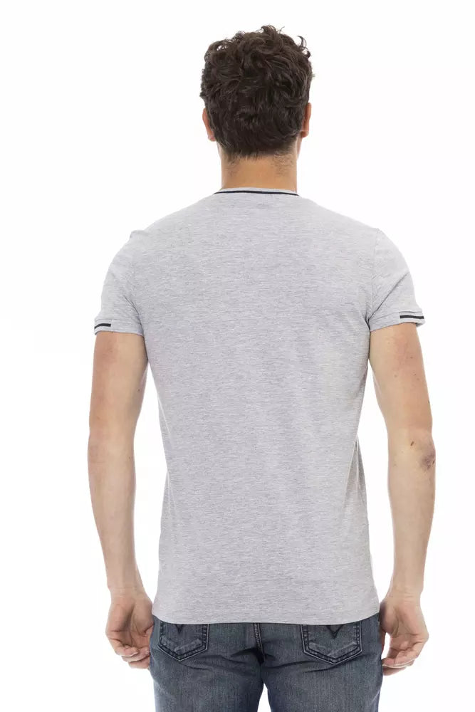 Trussardi Action Grey Cotton Men's T-Shirt