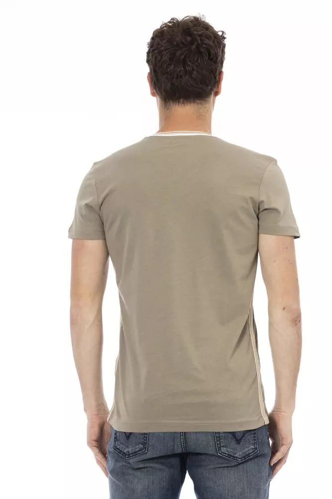 Trussardi Action Grünes Baumwolle Männer T-Shirt