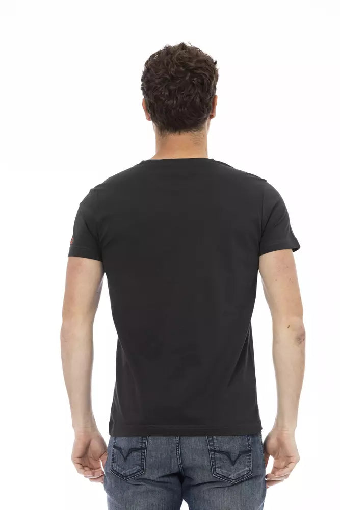 Trussardi Action Black Cotton Men's T-Shirt