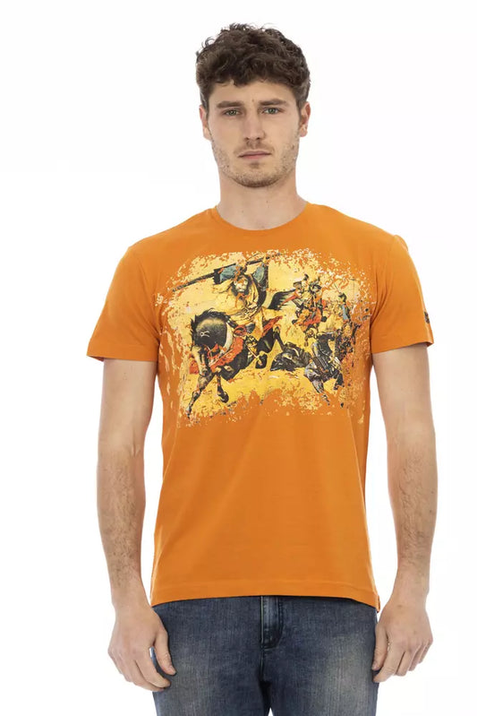 Trussardi Action Orange Baumwolle Herren TShirt