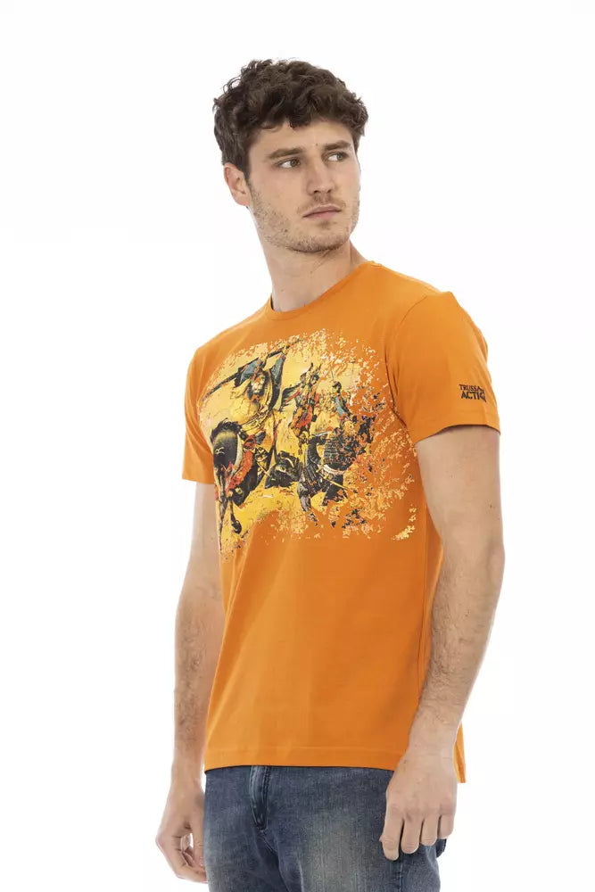 Trussardi Action Orange Baumwolle Herren TShirt