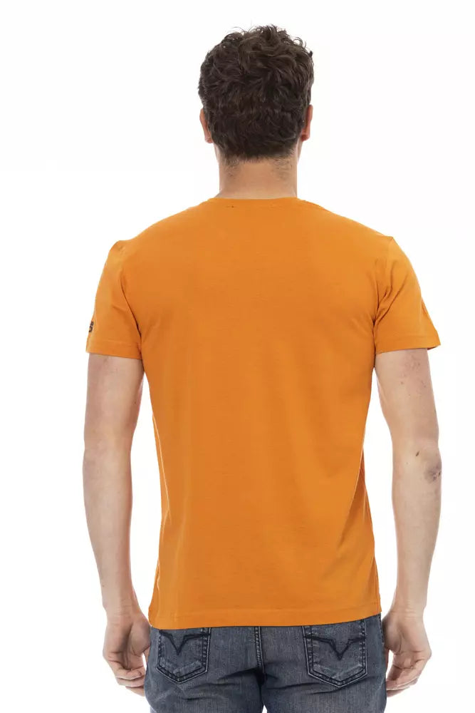 Trussardi Action Orange Baumwolle Herren TShirt