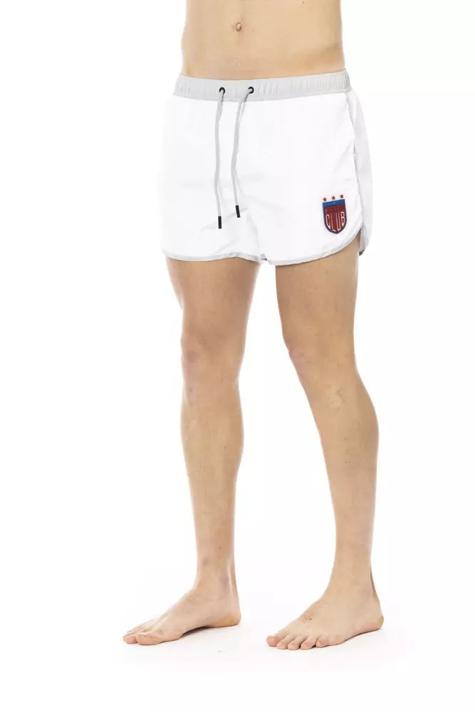 Bikkembergs White Polyester Men's Swim Shorts