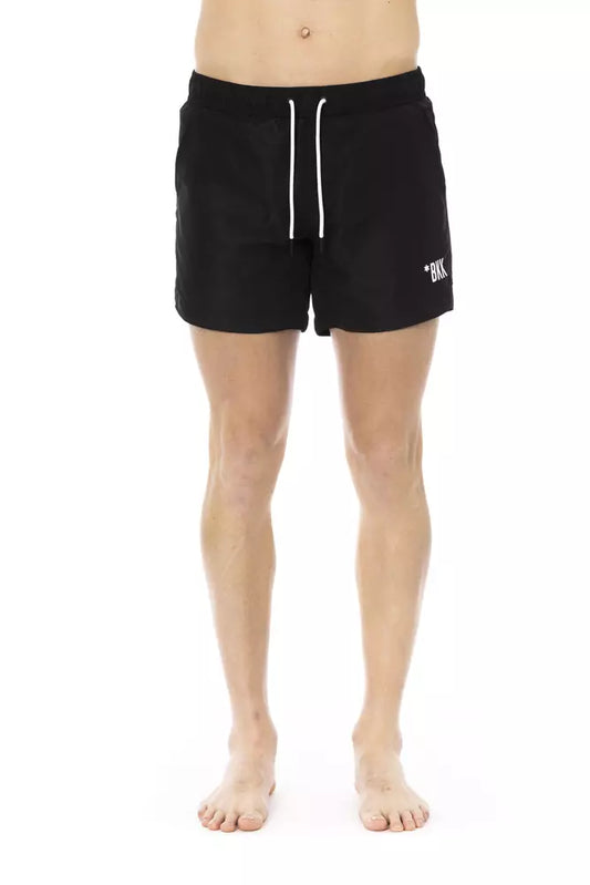 Bikkembergs Black Polyester Men's Swim Shorts