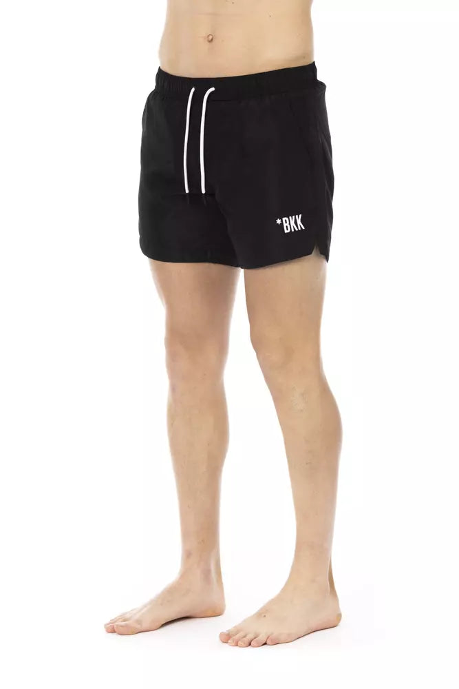 Bikkembergs Black Polyester Men's Swim Shorts