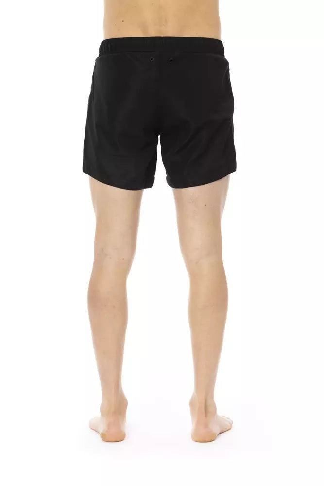 Bikkembergs Black Polyester Men's Swim Shorts