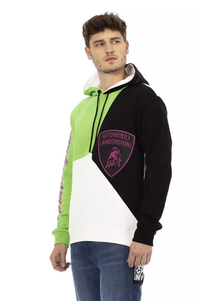 Automobili Lamborghini White Cotton Sweater for Men