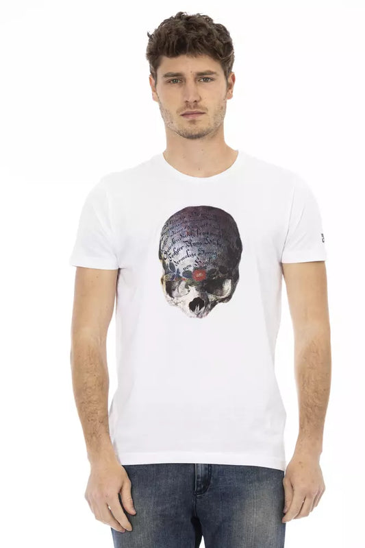 Trussardi Action Weißes Baumwolle Männer T-Shirt