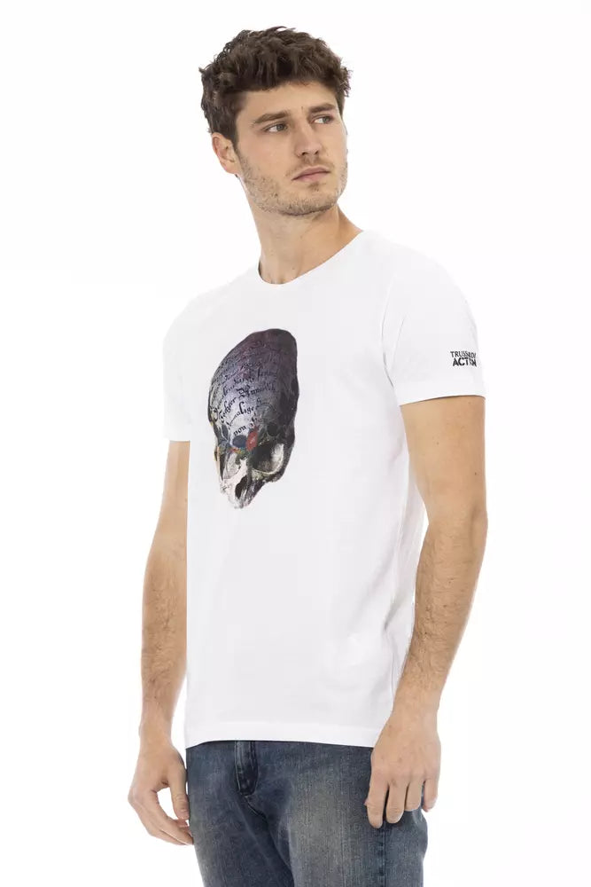 Trussardi Action Weißes Baumwolle Männer T-Shirt