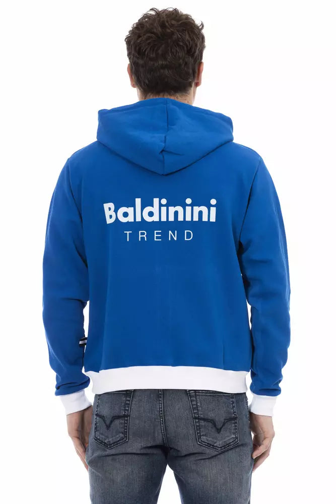 Baldinini Trend Blue Wool Sweater for Men