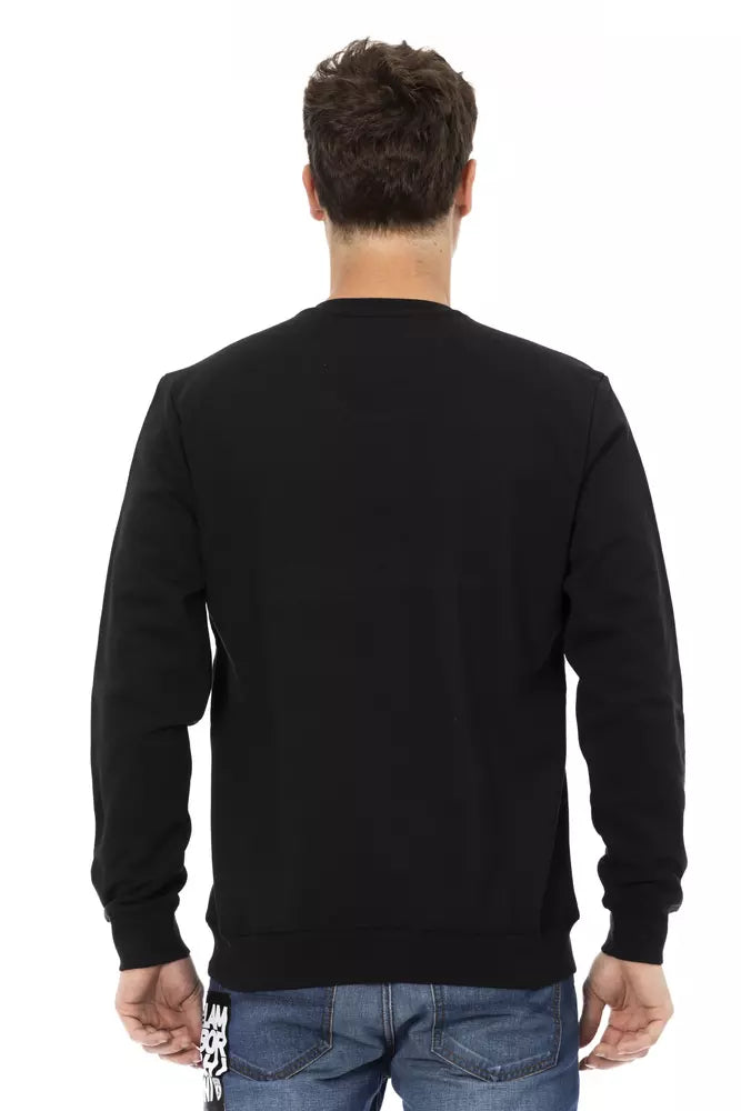 Automobili Lamborghini Black Cotton Sweater for Men