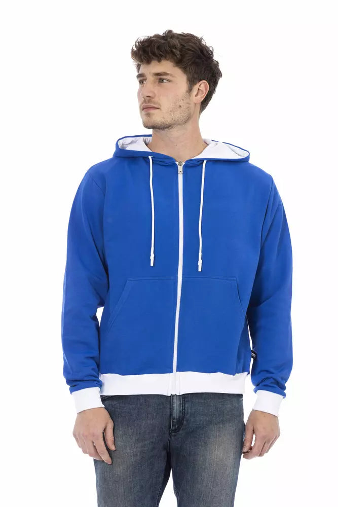 Baldinini Trend Blue Wool Sweater for Men