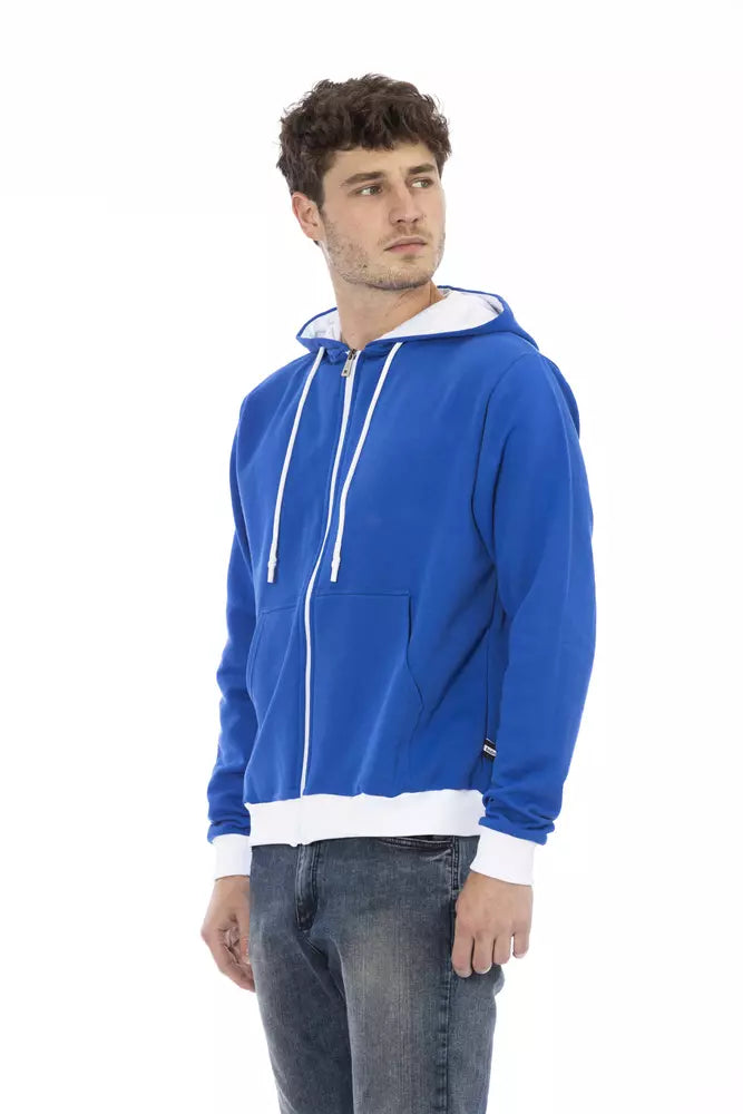 Baldinini Trend Blue Wool Sweater for Men