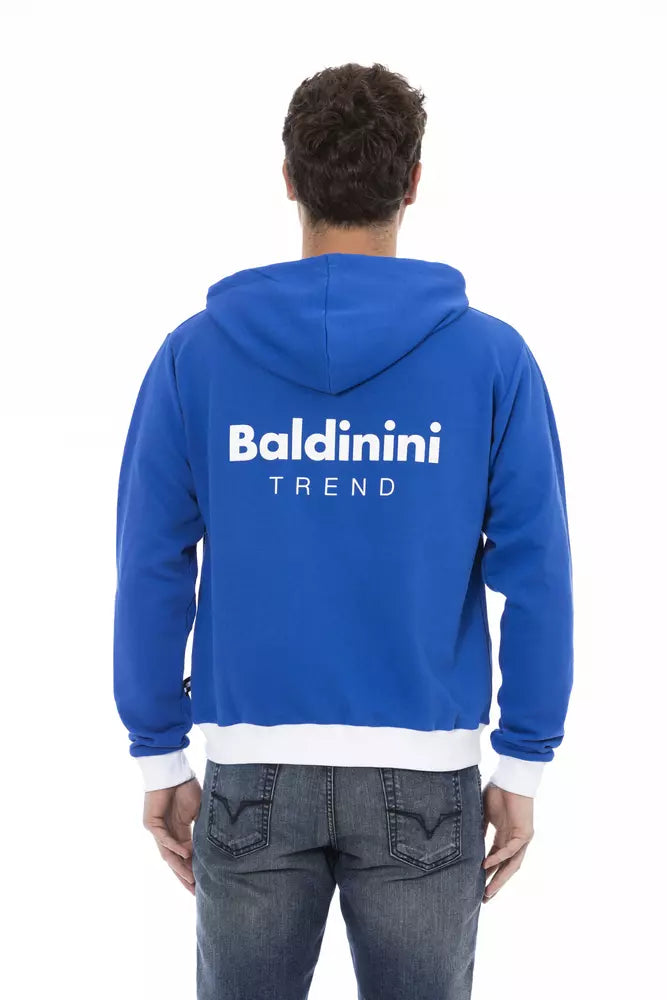 Baldinini Trend Blue Wool Sweater for Men