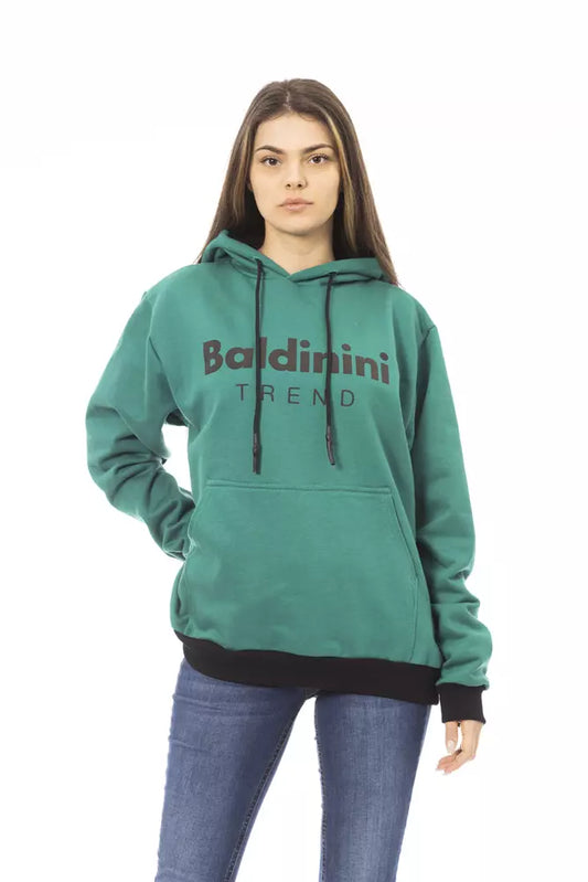 Baldinini Trend Black Cotton Sweater for Women