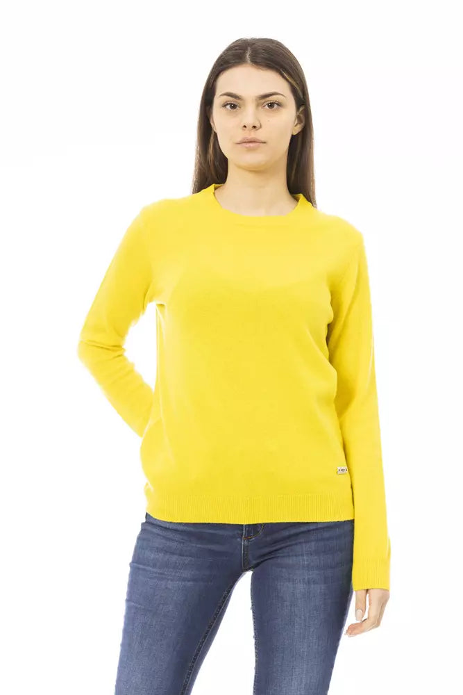 Baldinini Trend Yellow Wool Sweater for Women