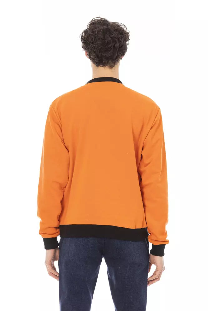 Baldinini Trend Orange Cotton Men's Sweater