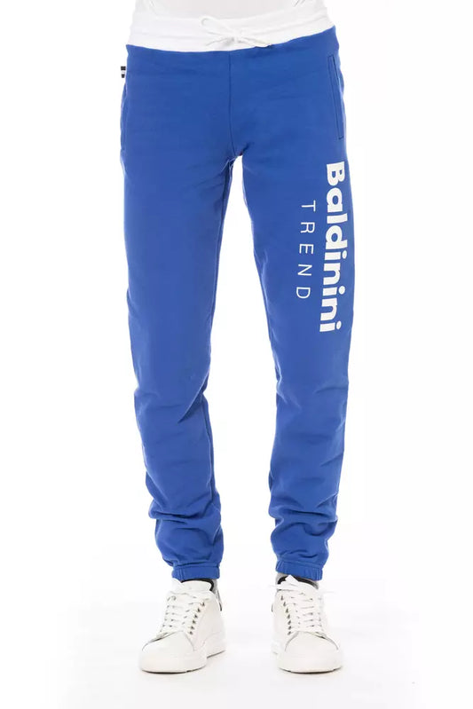 Baldinini Trend Blue Cotton Men's Trousers