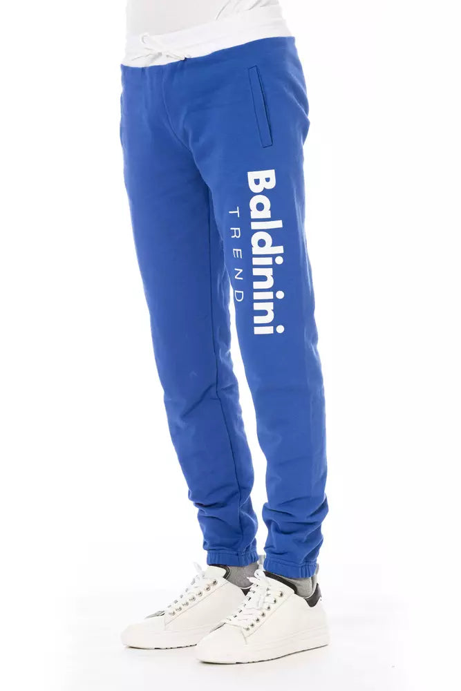 Baldinini Trend Blue Cotton Men's Trousers