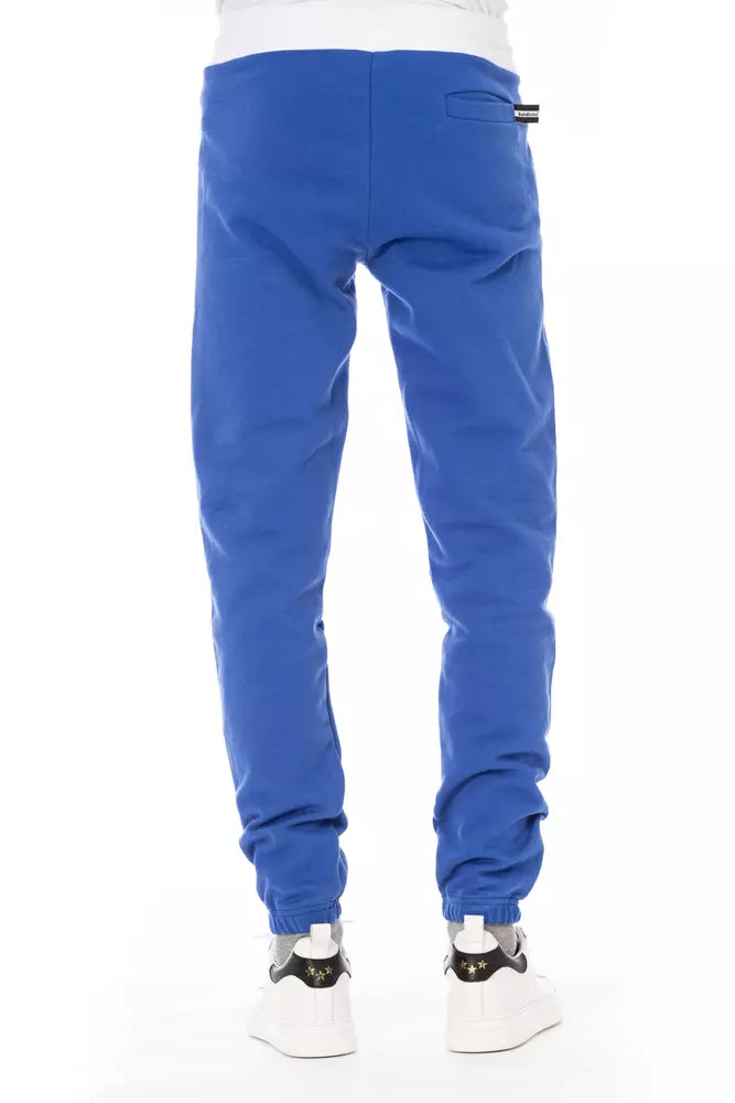 Baldinini Trend Blue Cotton Men's Trousers