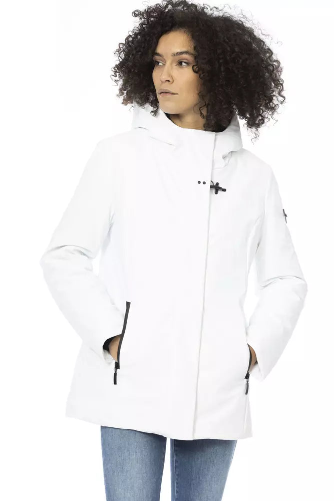 Baldinini Trend White Polyester Women's Jacket