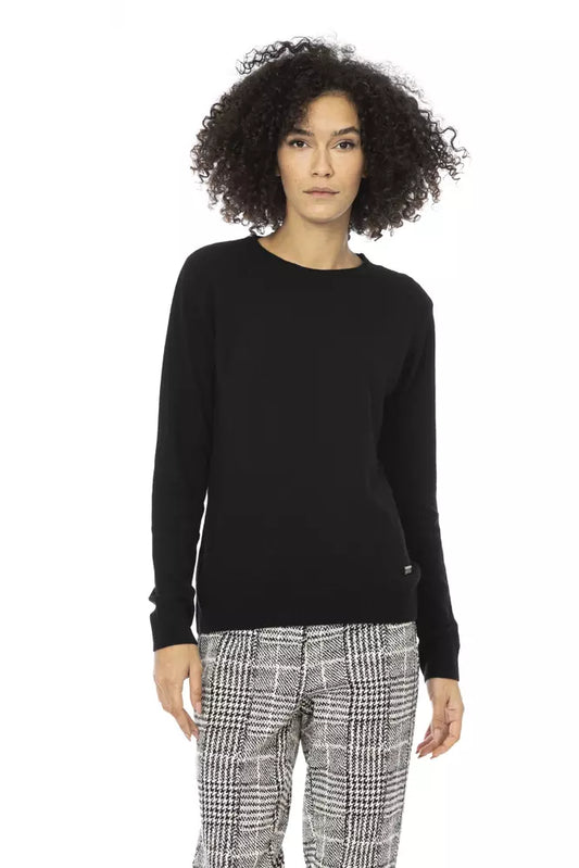 Baldinini Trend Black Wool Sweater for Women