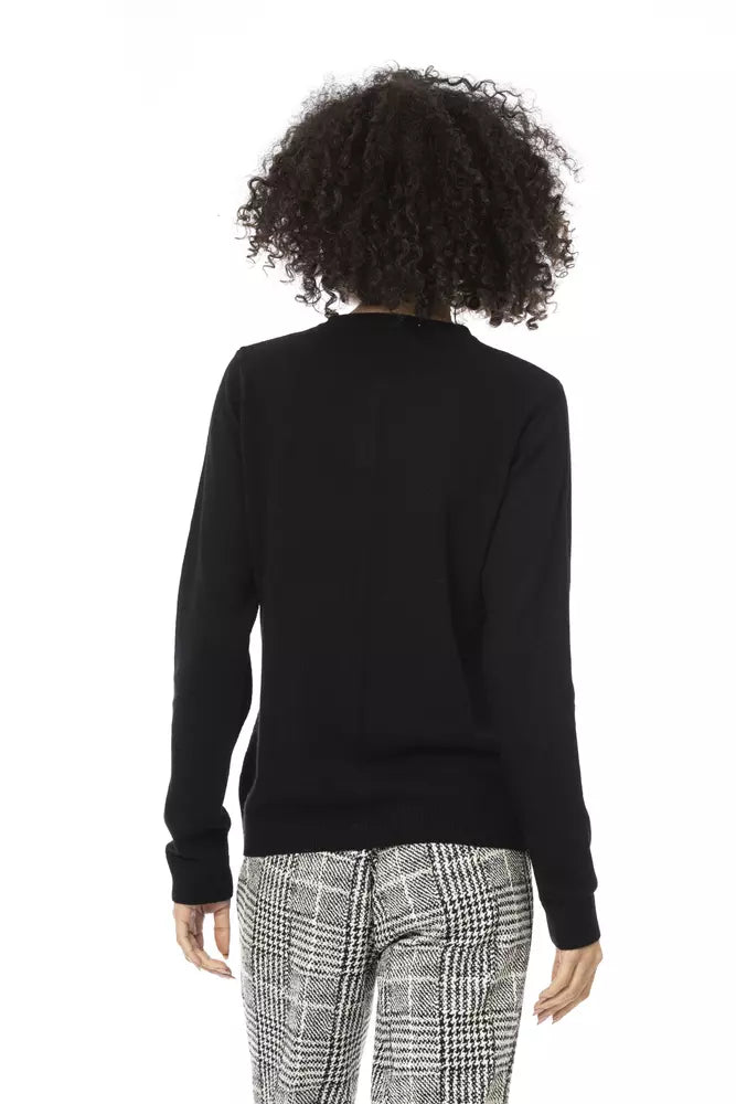 Baldinini Trend Black Wool Sweater for Women