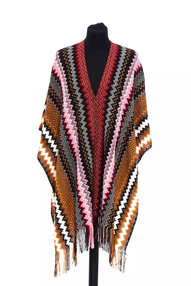 Missoni Multicolor Wolle Frauen Poncho