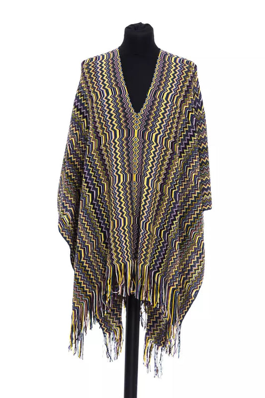 Missoni Multicolor Wolle Frauen Poncho