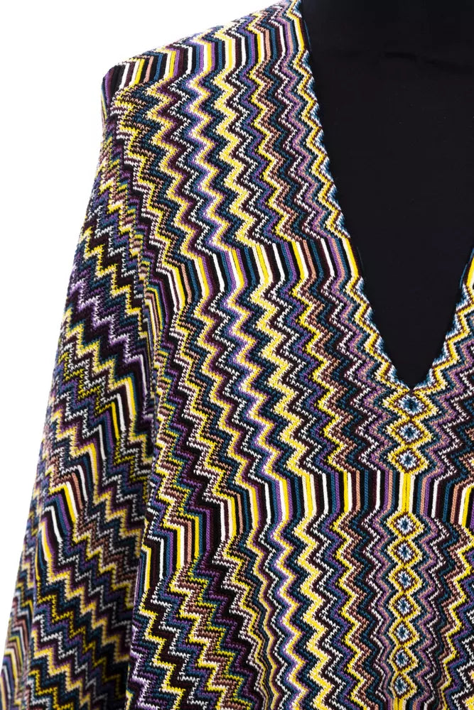 Missoni Multicolor Wolle Frauen Poncho