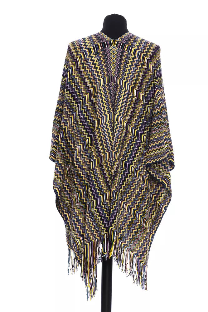 Missoni Multicolor Wolle Frauen Poncho