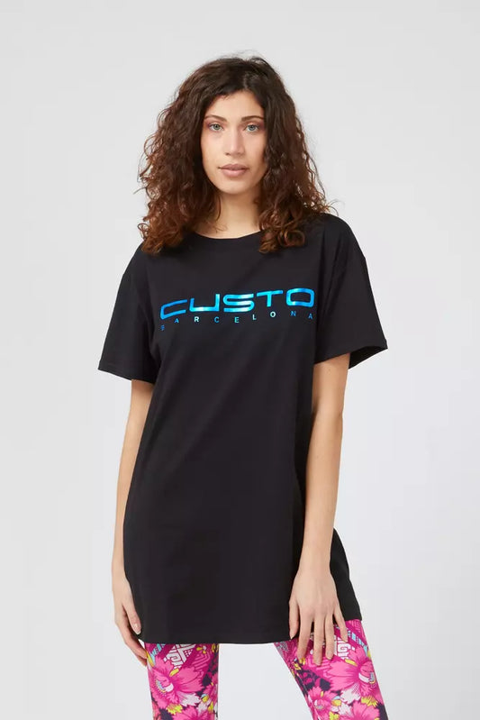 Custo Barcelona blue cotton T-shirt for women