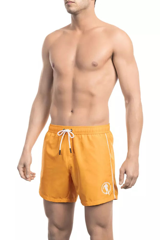 Bikkembergs Orange Polyester Men's Swim Shorts