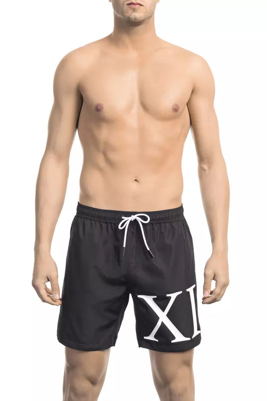 Bikkembergs Black Polyester Men's Swim Shorts