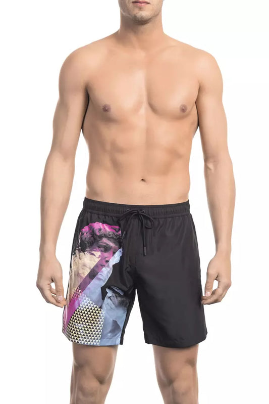 Bikkembergs Black Polyester Men's Swim Shorts